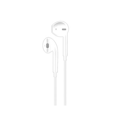 axl aep-02 universal earphone with in-line mic (white)